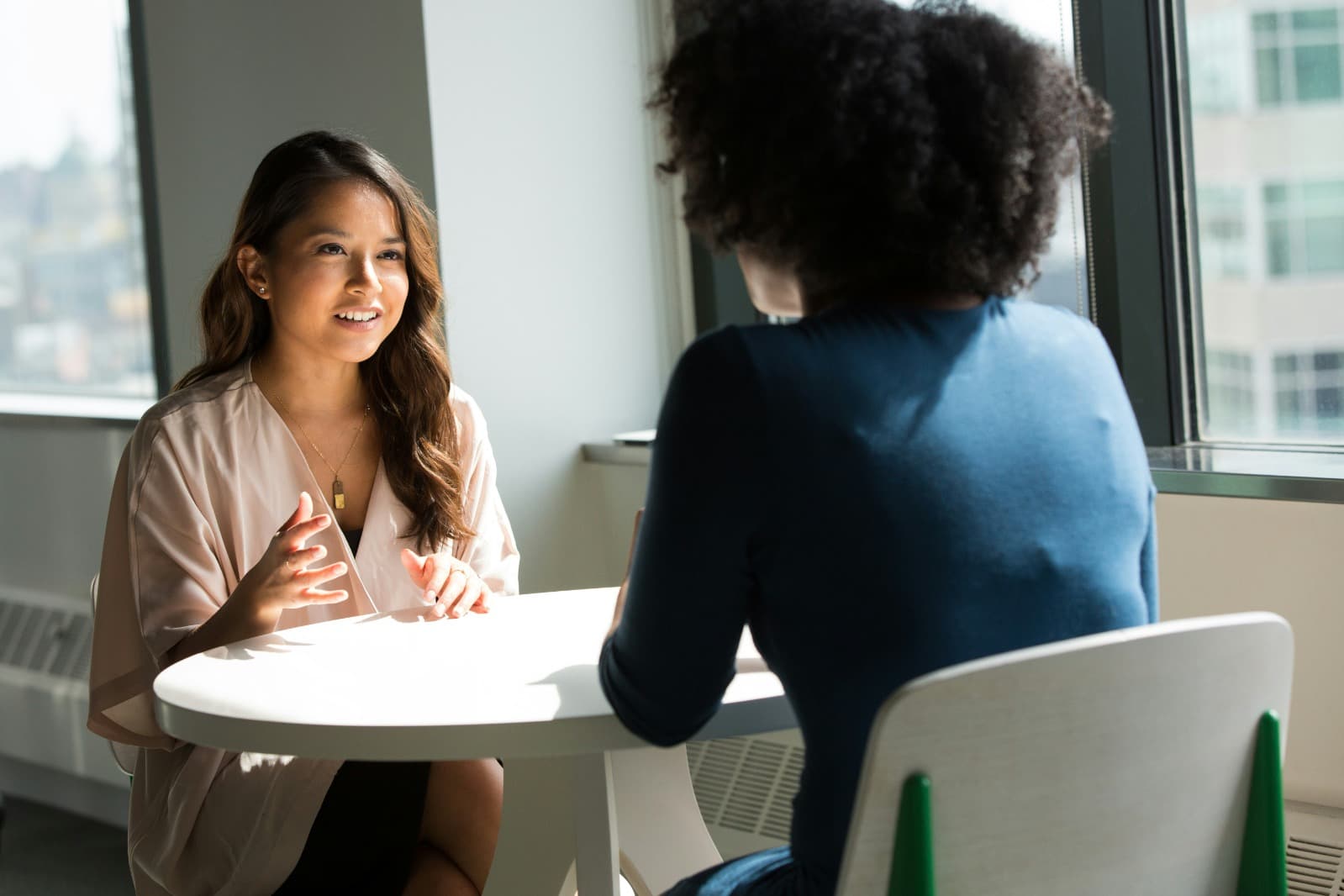 women in meeting